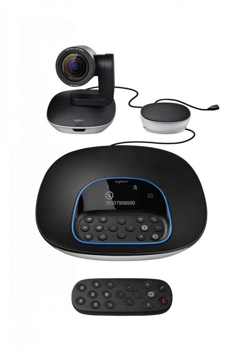 Camara Videoconferencia Group-USB-EMEA Logitech Group Negra