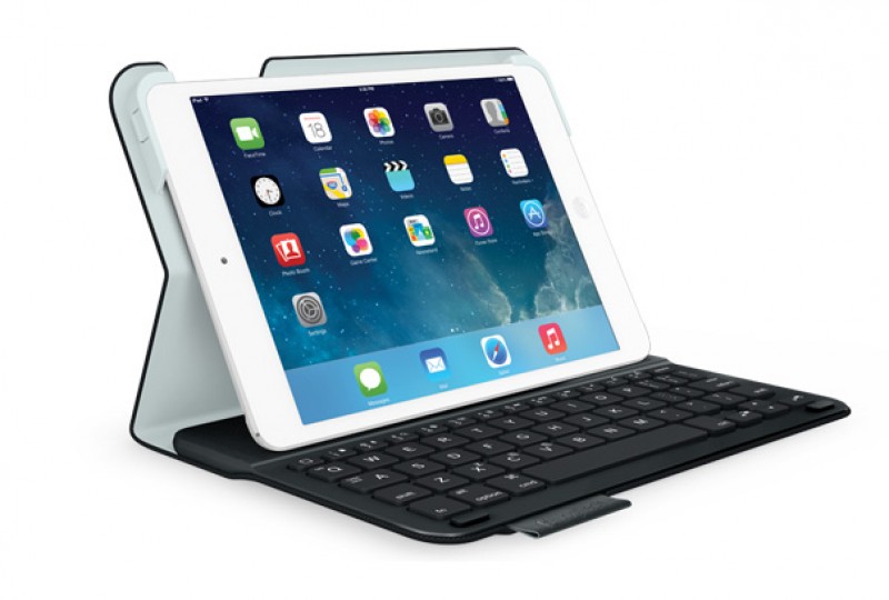 Teclado Aleman Logitech Ultrathin Keyboard Folio for iPad mini y mini 2 BLACK SYNTH DEU