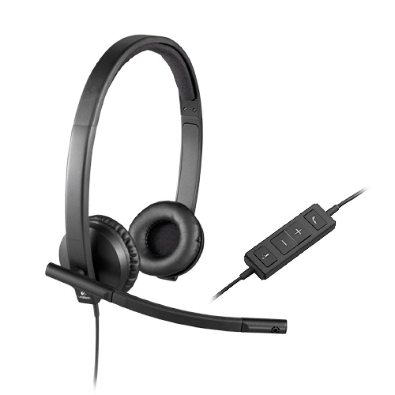 Auriculares USB Headset H570e Stereo-USB STEREO WITH LEATHERETTE PAD USB