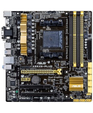 A88XM-PLUS FM2+ A88X MATX CPNT VGA+SND+GLN+U3 SATA 6GB/S DDR3 IN