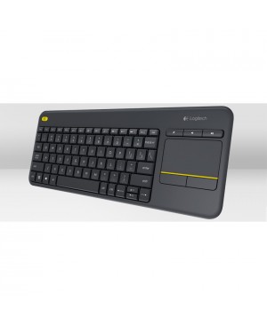 Teclado Aleman Logitech Wireless TOUCH Keyboard K400 Plus DEU