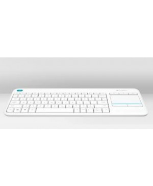 Teclado Italiano Logitech Wireless Touch Keyboard K400 Plus WHITE ITA TOUCH
