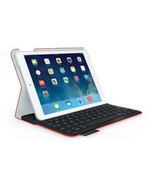 Teclado Frances Logitech Ultrathin Keyboard FOLIO for iPad Air I5 Clavier ROJO SYNTHETIC -U