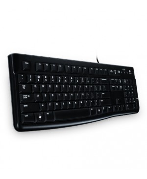 Teclado Ingles UK Logitech Keyboard K120 for Business BLK UKR USB EMEA