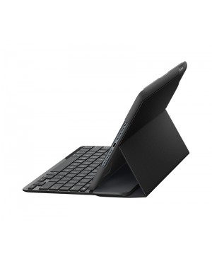 Teclado Logitech Alemán SLIM FOLIO Bluetooth keyboard for iPad (5th generation) CARBON BLACK DEU BT